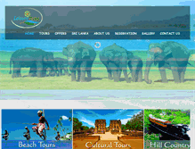 Tablet Screenshot of leisuretours.lk